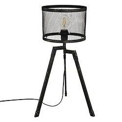 Atmosphera, Createur D'Interieur Lampe avec trépied Noah H56 cm Noir - ATMOSPHERA