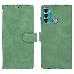 Etui en PU Toucher la peau avec support vert pour votre Motorola Moto G60/Moto G40 Fusion