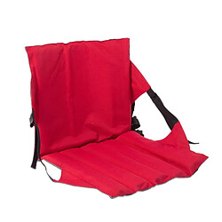 Wewoo Coussin pliant de siège extérieur rouge avec le dossier, taille: 78 * 40 * 2cm