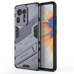 Coque en TPU anti-choc avec béquille bleu foncé pour votre Xiaomi Mix 4