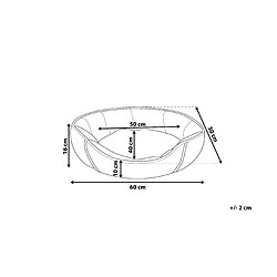Avis Beliani Lit pour animal CANDIR Lin Gris