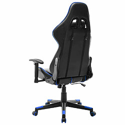 Acheter Maison Chic Chaise de jeu, Chaise gaming, Fauteuil gamer d'ordinateur,Chaise de Bureau Noir et bleu Cuir artificiel -GKD18558