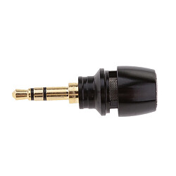 Avis mini plug dans le microphone à condensateur instrument vocal 3.5mm mono ts plug noir