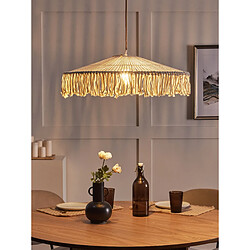 Beliani Lampe suspension AKOBO Beige