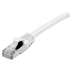 DEXLAN Cordon RJ45 catégorie 6A S/FTP LSOH snagless blanc - 0,15 m