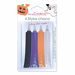 Scrapcooking 4 stylos choco Halloween