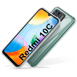 Avis Htdmobiles Coque pour Xiaomi Redmi 10C / Poco C40 - housse etui silicone gel fine 360 integrale (avant et arriere) + film ecran - TRANSPARENT