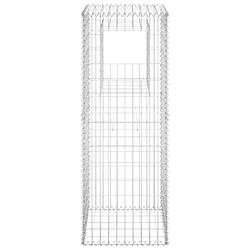 Avis vidaXL Poteaux à panier de gabion 2 pcs 50x50x140 cm Fer