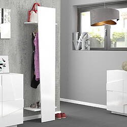 Acheter Ahd Amazing Home Design Armoire Panneau Porte-Manteau Ouvert Entrée Chambre Blanc Vega Hang