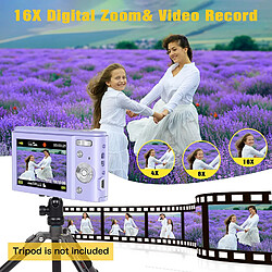 Avis INF Caméra numérique 1080P / 48 mégapixels / Zoom 16x Purple