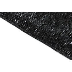 Vidal Tapis de laine 282x124 noir Ultra Vintage pas cher