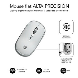 Avis Ratón Inalámbrico Subblim Wireless Mini/ Hasta 1600 DPI/ Plata