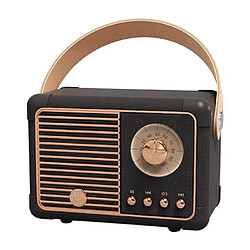 Yonis Enceinte Bluetooth Retro HIFI Sans Fil Portable