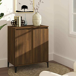 Maison Chic Buffet,Meuble de Rangement,commode pour salon,Cuisine Chêne marron 60x35x70 cm Bois d'ingénierie -MN13701