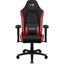 Aerocool CROWNBR Siège pour jeu vidéo Siège de jeu universel Siège rembourré Noir, Rouge