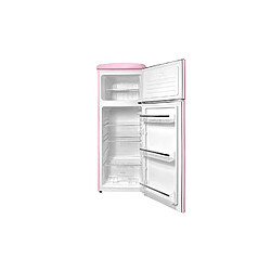 Avis LINARIE Réfrigérateur congélateur retro Arzy LJDD206PINK 206 Litres Rose