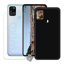 Htdmobiles Coque silicone gel fine pour Wiko View 5 / View 5 Plus + film ecran - NOIR