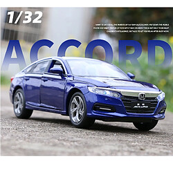 Universal 1: 32 Honda Accord modèle moulé sous pression modèle son et voiture légère collection de jouets pour enfants cadeau d'anniversaire garçon | Voiture jouet moulée sous pression (bleu)