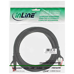 Câble patch, S-STP/PIMF, Cat.6, noir, 25m, InLine®