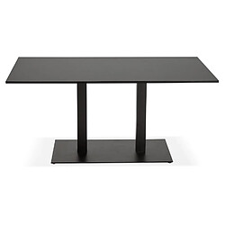 Avis Alterego Table / bureau design 'AUSTIN' noir - 160x80 cm