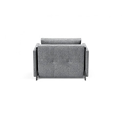 Acheter Inside 75 INNOVATION LIVING Fauteuil design SOFABED CUBED 02 ARMS Twist Granite convertible lit 200*90cm