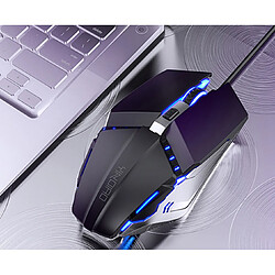 Avis P17 Souris de jeu câblé avec Son et Couleur Light 6 boutons Accessoires informatiques Création portable pour Windows iOS et Android Tablet