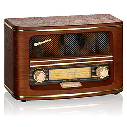 Acheter Radio Vintage Portable FM/MW Haut-parleur, Alimentation Secteur ou par Piles, , Bois, Roadstar, HRA-1500N