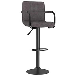 vidaXL Tabouret de bar Taupe Tissu