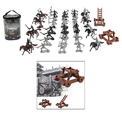 Figurines D'action Militaire Armée Hommes Soldats Playset Table De Sable Scène Jouer 34 Pièces pas cher