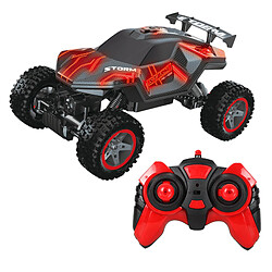 1:16 4WD 4x4 RC Crawler 2.4G LED Light Off-Road Monster Truck Rouge