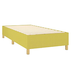 Acheter Sommier à lattes,Cadre à lattes de lit pour Adulte Vert 80x200 cm Tissu -MN37745