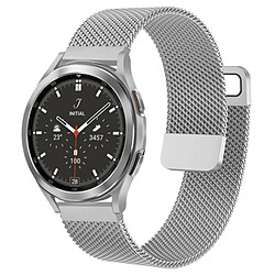 PHONECARE Bracelet Confortable Milanais Avec Fermoir Magnétique pourSamsung Galaxy Watch4 Classic - 46mm - Gris