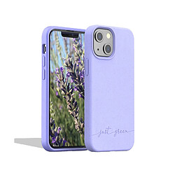 BIGBEN Coque iPhone 13 mini Natura Lavande - Eco-conçue Just Green