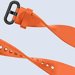 Avizar Bracelet pour Xiaomi Mi Watch Lite / Redmi Watch Silicone Doux Ardillon Orange pas cher