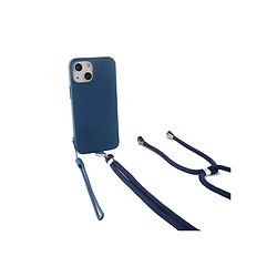 JAYM Coque silicone pour iPhone 15 Plus - Bleu