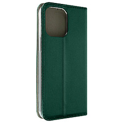 Avizar Étui iPhone 14 Pro Max Porte-carte Fonction Support Vidéo Clapet Magnétique Vert