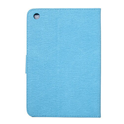 Avis Wewoo Smart Cover bleu pour iPad mini 3 fleurs pressées motif papillon flip horizontal étui en cuir PU avec boucle magnétique et titulaire fentes cartes porte-monnaie