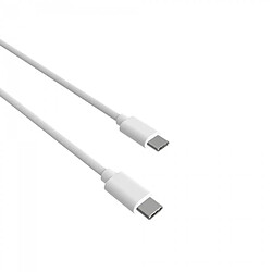 Jaym Câble USB-C vers Type-C 3A - 1,5 mètres - Collection POP - Blanc pas cher