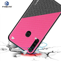 Coque en TPU + PU combo rose pour votre Xiaomi Redmi Note 8T