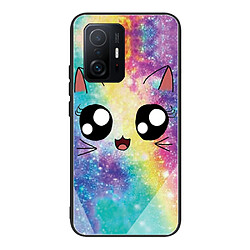 Coque en TPU anti-rayures Chat arc-en-ciel pour votre Xiaomi 11T/11T Pro