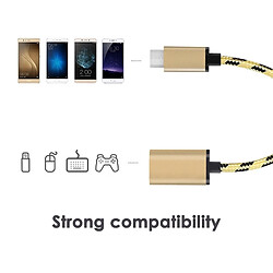 Acheter Wewoo Câble adaptateur USB à USB-C / Type-C OTG