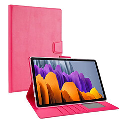 Etui en PU fermoir magnétique avec support pour votre Samsung Galaxy Tab S8 X700/X706/S7 T870/T875 - rose