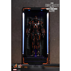 Hot Toys MMSC013 - Marvel Comics - Iron Man 2 - Neon Tech War Machine Hall Of Armor Miniature Collectible pas cher