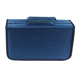 CD DVD étui Support Organisateur Jeu Disque Porte-monnaie DVD Sac De Rangement Bleu