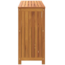 Acheter vidaXL Table console de jardin 110x35x75 cm bois massif d'acacia