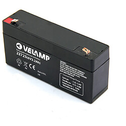 VELAMP Batterie rechargeable au plomb, connecteurs Faston, 6V 3.2Ah