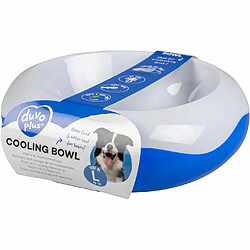 EULIQUID Duvo+ Chien Bol De Refroidissement blanc/bleu 29x29x9,5cm 1,122Kg