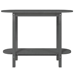 Maison Chic Table console | Meuble d'entrée | Table d'appoint Gris 110x40x80 cm Bois massif de pin -GKD20087 pas cher