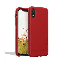 BIGBEN Coque iPhone XR Natura Rouge - Eco-conçue Just Green