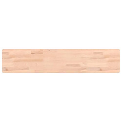 Maison Chic Étagère murale flottante,Etagère de rangement 100x20x2,5 cm bois massif de hêtre -MN11602